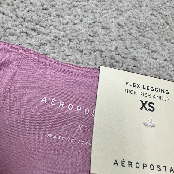 Aeropostale Flex Leggings Pink Pull On High Rise Women’s Size XS NWT - Picture 11 of 12